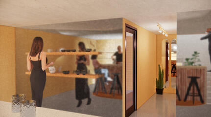 Prime Meridian Basement Level Render, 2023